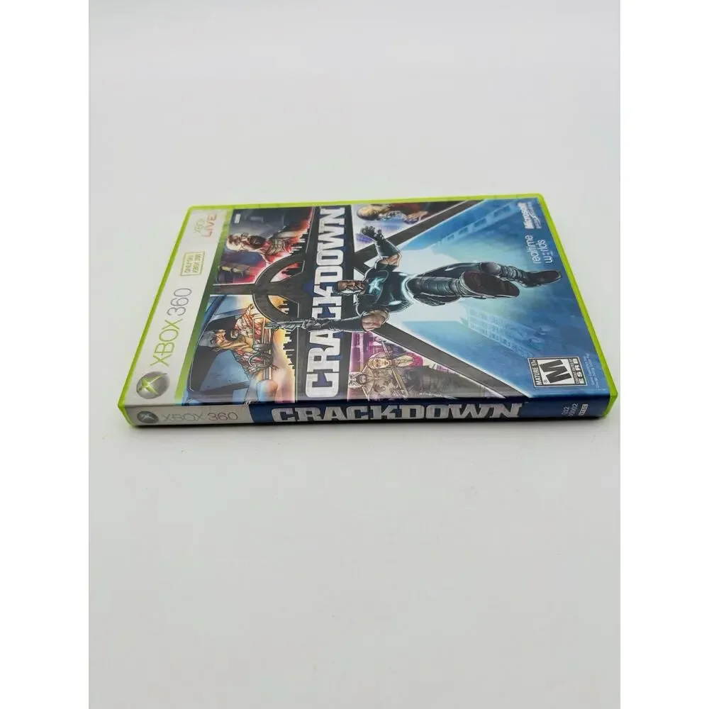 Crackdown (Microsoft Xbox 360) CIB TESTED WORKING VG Condition Complete